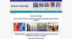 Desktop Screenshot of melaniecambridge.com
